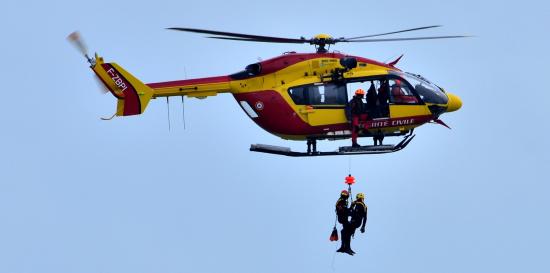 Exercice de Sécurité civile à Saint-Mandrier-sur-Mer - Mardi 30 Janvier 2018