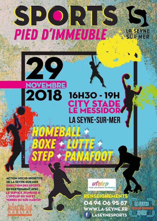 Sports de Pied d'Immeuble, le 29/11/2018 à La Seyne sur Mer