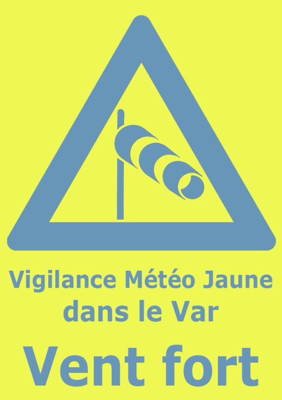 Vigilance Météo JAUNE: Vent fort le 11/03/2019