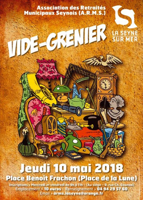 Vide-Grenier de l'ARMS, Jeudi 10 Mai 2018