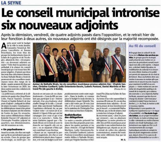 Conseil municipal Seynois du Mardi 16/05/2023
