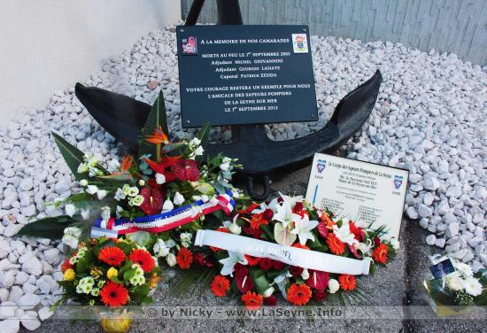 Michel GIOVANNINI, Georges LAHAYE et Patrick ZEDDA - Caserne Mauveou Michel GIOVANNINI, Georges LAHAYE et Patrick ZEDDA - Caserne Mauveou