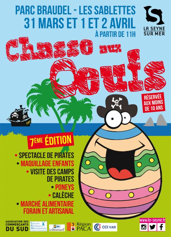 Chasse aux Œufs 2018 et Village des Pirates aux Sablettes Chasse aux Œufs 2018 et Village des Pirates aux Sablettes