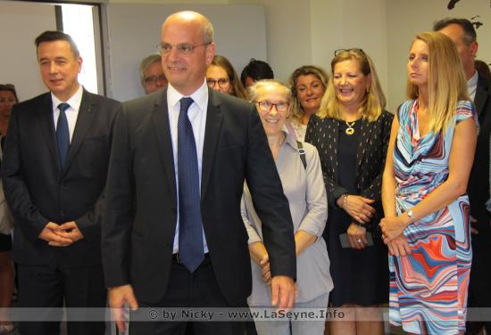 Jean-Michel Blanquer, le Ministre de l’Éducation nationale, s'est rendu le 21/09/2018 à Toulon - au collège Marquisanne Jean-Michel Blanquer, le Ministre de l’Éducation nationale, s'est rendu le 21/09/2018 à Toulon - au collège Marquisanne