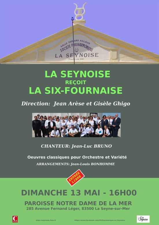 Concert: Philharmonique La Seynoise & La Six-Fournaise Concert: Philharmonique La Seynoise & La Six-Fournaise