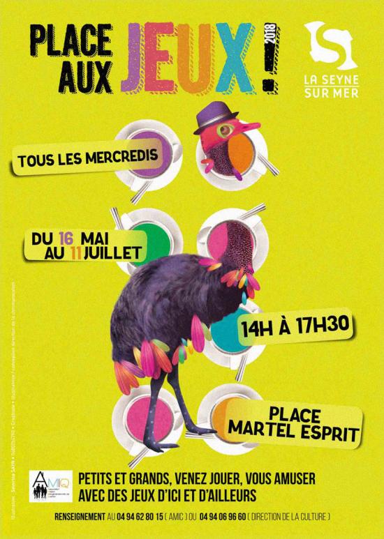 Les Mercredis Place Martel Esprit: Place aux Jeux 2018 à La Seyne sur Mer Les Mercredis Place Martel Esprit: Place aux Jeux 2018 à La Seyne sur Mer