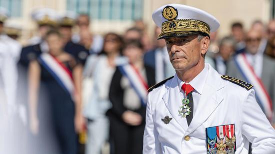 Toulon: L’Amiral Laurent Isnard, nouveau Préfet maritime de la Méditerranée. Photo: ©Sébastien Chenal - Marine nationale Toulon: L’Amiral Laurent Isnard, nouveau Préfet maritime de la Méditerranée. Photo: ©Sébastien Chenal - Marine nationale
