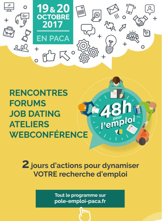 RDV les 19 et 20 Octobre 2017 pour les 48h pour l’Emploi ... RDV les 19 et 20 Octobre 2017 pour les 48h pour l’Emploi ...