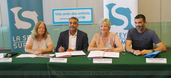 Signature de la Charte de l'UNICEF La Seyne, Ville Amie des Enfants Signature de la Charte de l'UNICEF La Seyne, Ville Amie des Enfants