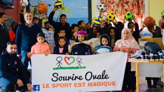 Sourire ovale, le joli Projet mené par Mohamed Boughalem, un Joueur de La Seyne, auprès d'Orphelins au Maroc Sourire ovale, le joli Projet mené par Mohamed Boughalem, un Joueur de La Seyne, auprès d'Orphelins au Maroc