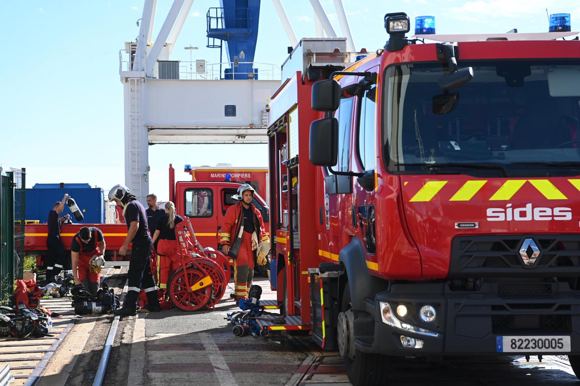 Incendie sur Sous-Marin nucléaire d’Attaque SNA Perle, le 26/09/2022 - Incendie sur Sous-Marin nucléaire d’Attaque SNA Perle, le 26/09/2022 -