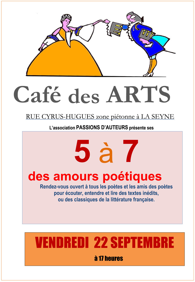 5 à 7 des amours poétiques - 22/09/2017