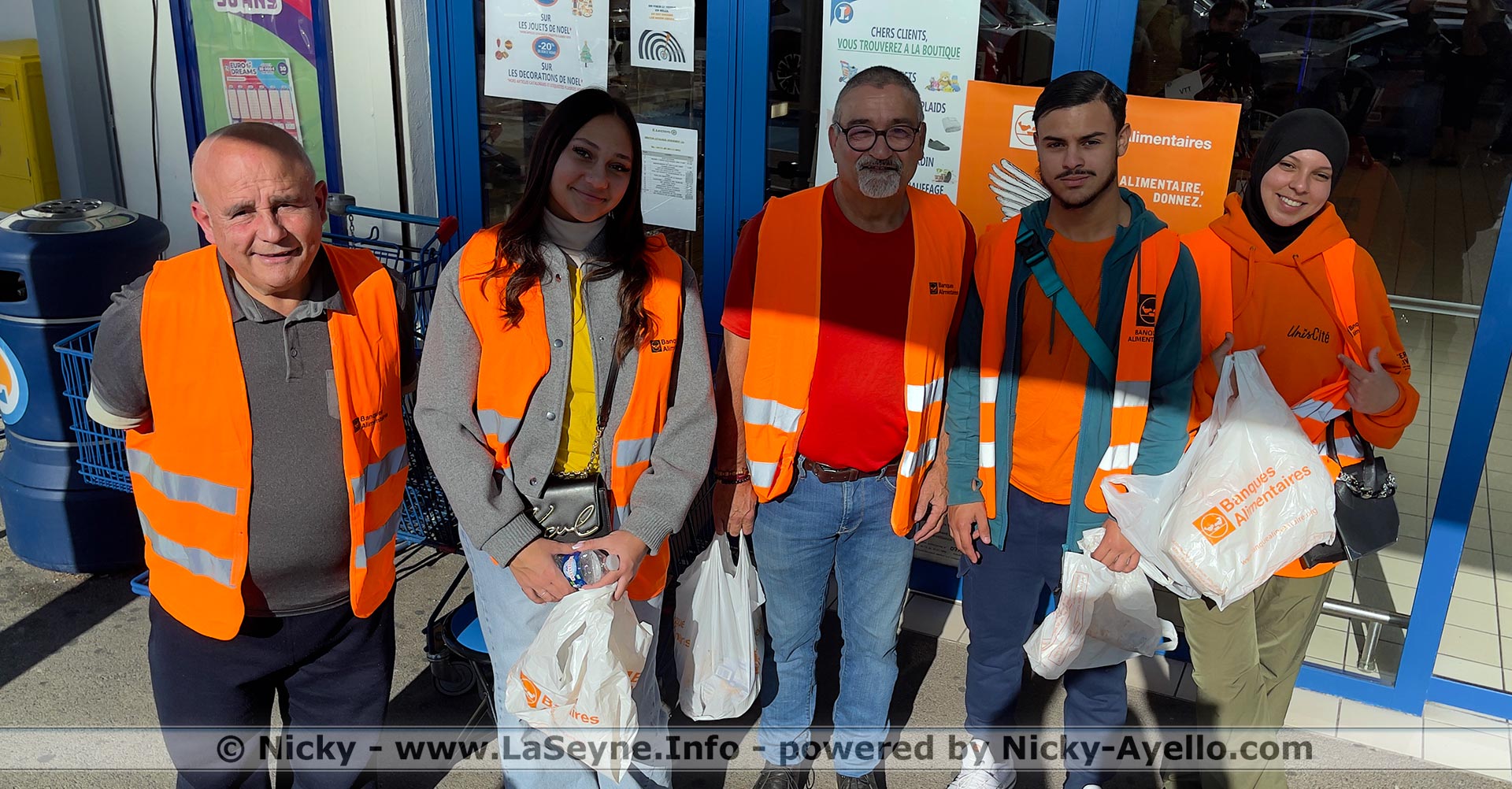 La Seyne:  sur Mer La Collecte nationale de la Banque Alimentaire, les 24, 25 & 26/11/2023 -