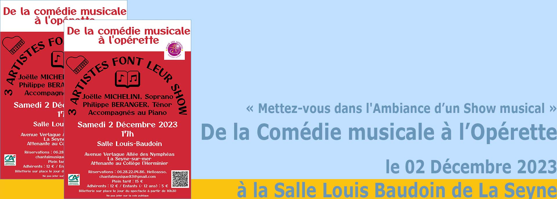 La Seyne sur Mer: Un Show Inoubliable: 3 Artistes, 1 Date à Marquer !.. Le 02/12/2023 -