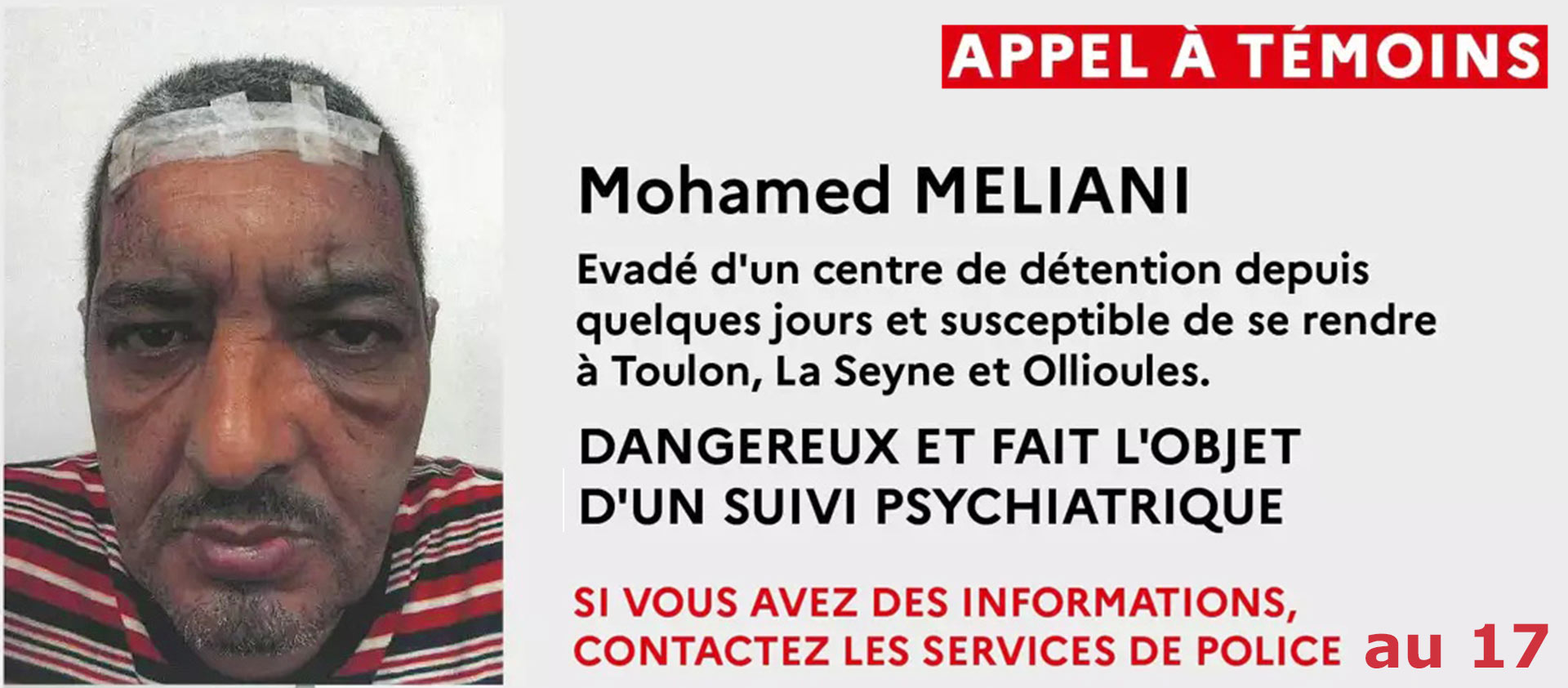 Mohamed Meliani, un Homme dangereux - La Seyne, Toulon, Ollioules