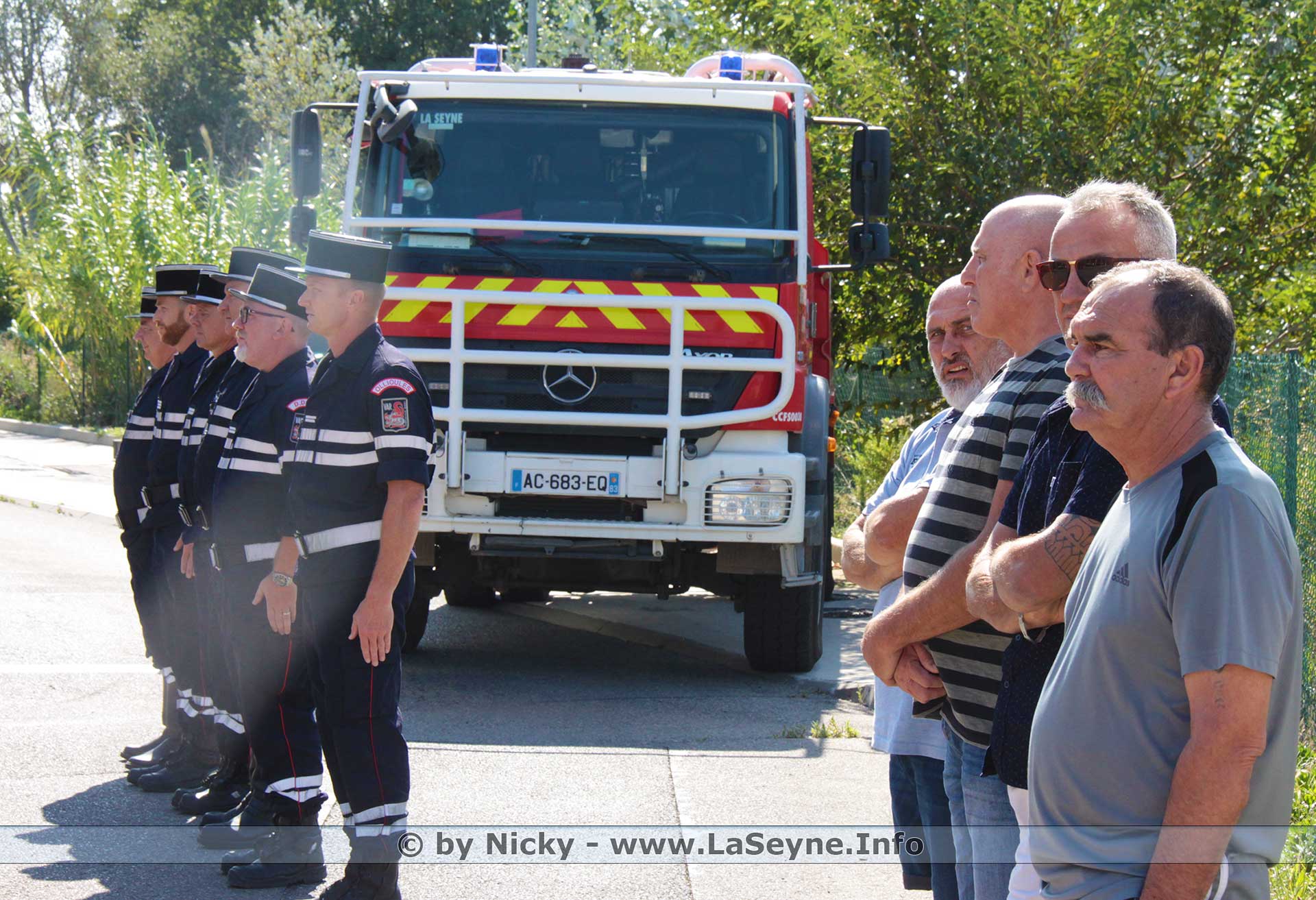 Georges Lahaye, Patrick Zedda et Michel Giovannini ... Il y a 15 Ans ... Trois Pompiers seynois Morts au Feu