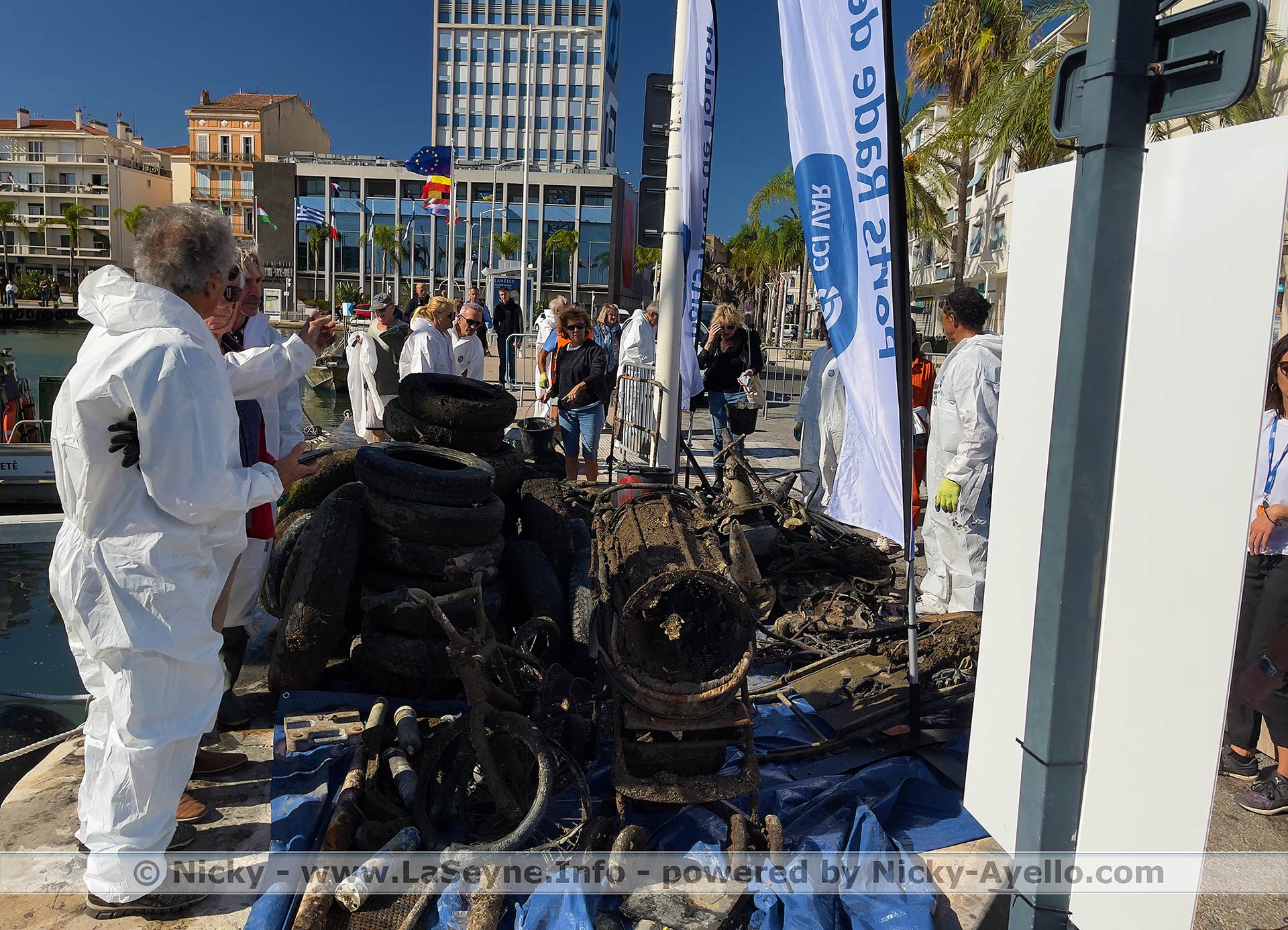La Ville de La Seyne sur Mer, la Brigades d'Intérêt Général et la CCI du Var se mobilisent pour un Port plus propre - La Ville de La Seyne sur Mer, la Brigades d'Intérêt Général et la CCI du Var se mobilisent pour un Port plus propre -