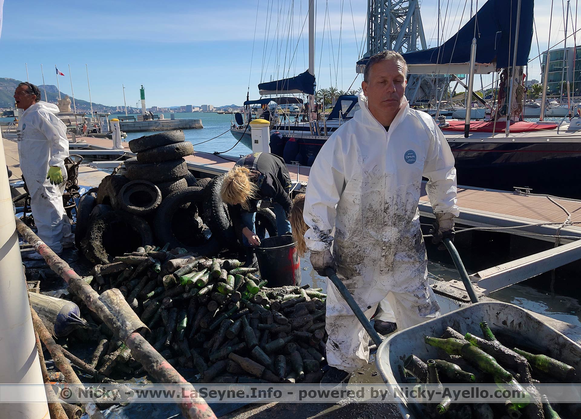 La Ville de La Seyne sur Mer, la Brigades d'Intérêt Général et la CCI du Var se mobilisent pour un Port plus propre - La Ville de La Seyne sur Mer, la Brigades d'Intérêt Général et la CCI du Var se mobilisent pour un Port plus propre -