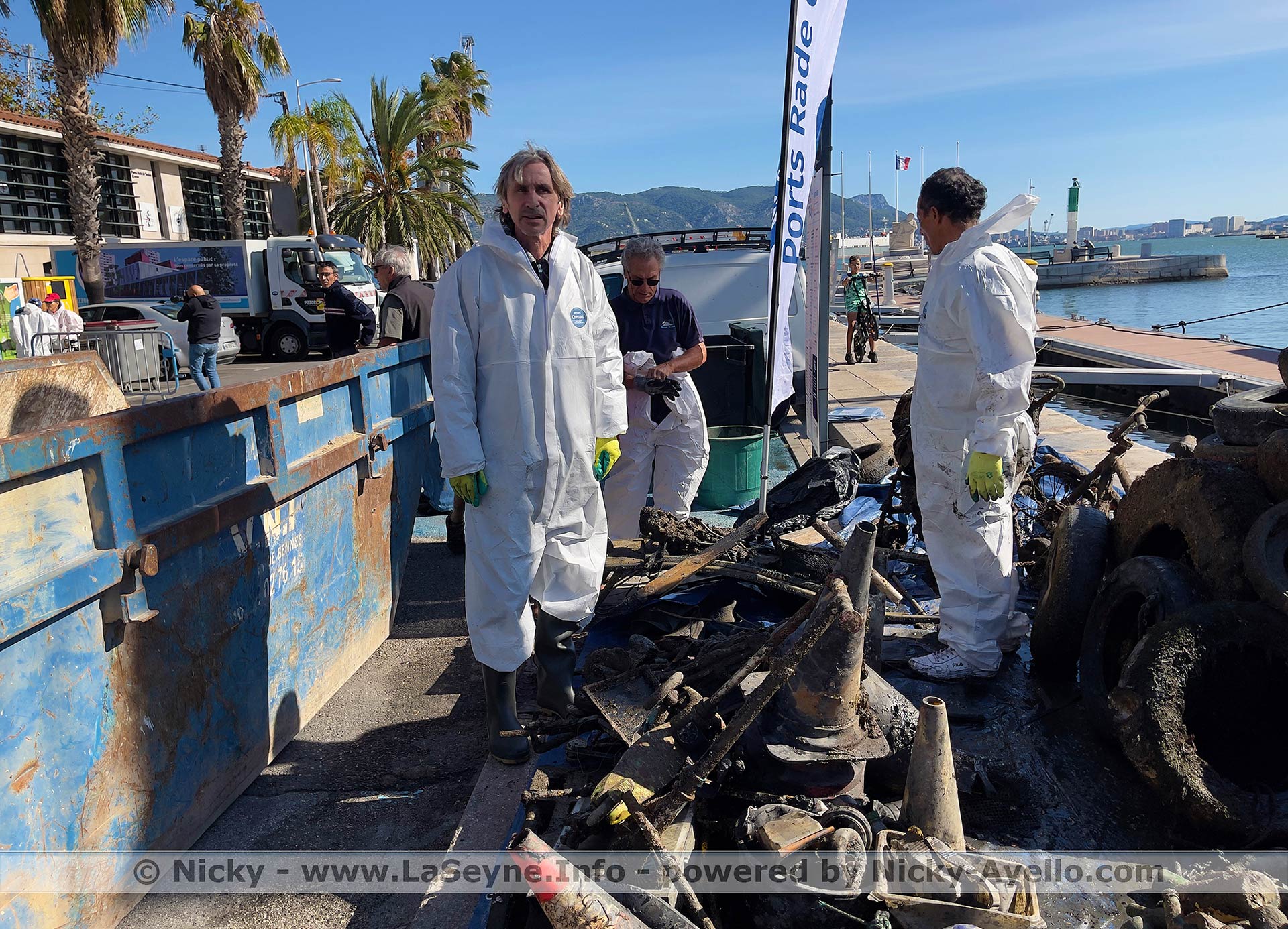 La Ville de La Seyne sur Mer, la Brigades d'Intérêt Général et la CCI du Var se mobilisent pour un Port plus propre - La Ville de La Seyne sur Mer, la Brigades d'Intérêt Général et la CCI du Var se mobilisent pour un Port plus propre -