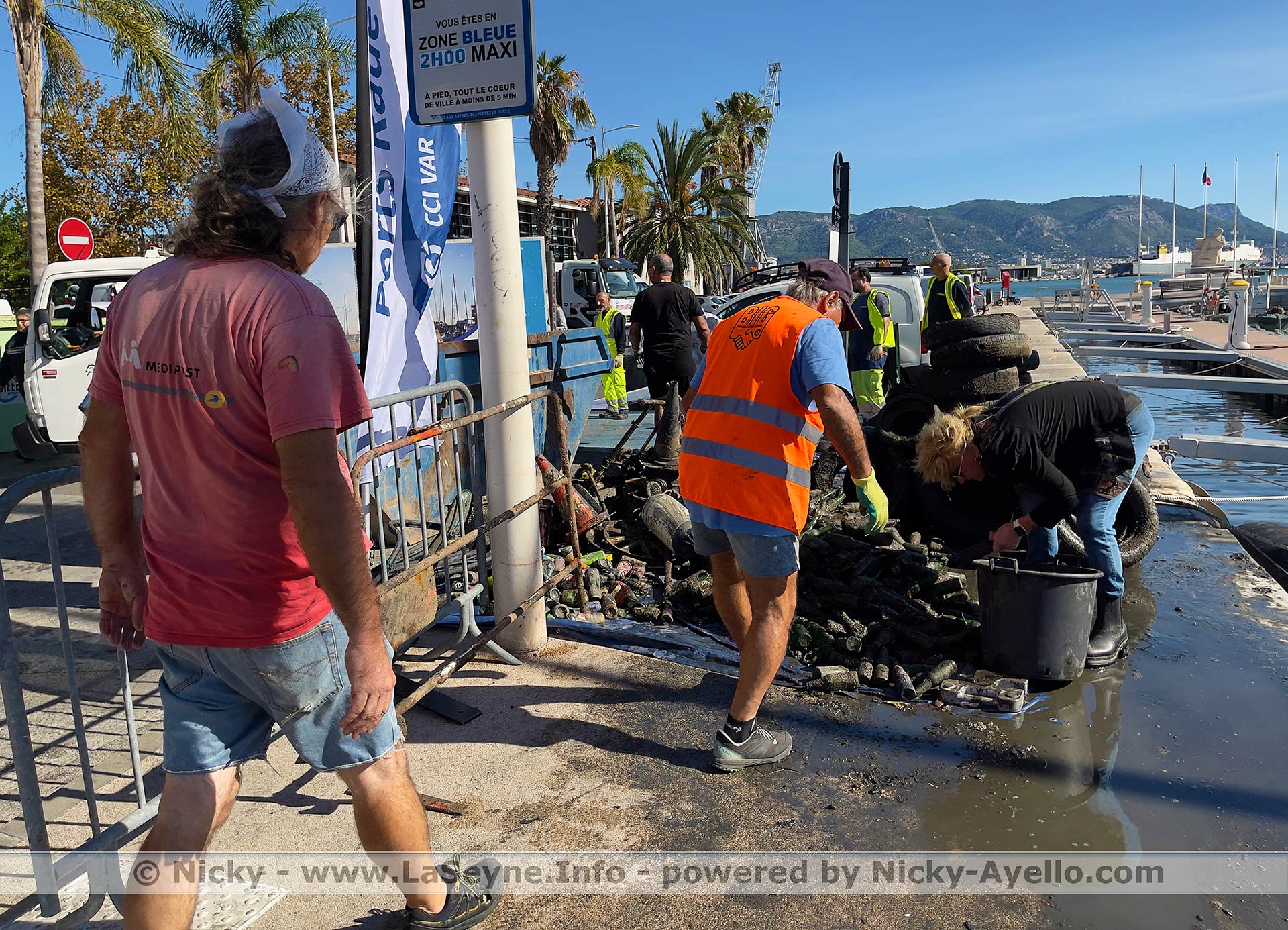 La Ville de La Seyne sur Mer, la Brigades d'Intérêt Général et la CCI du Var se mobilisent pour un Port plus propre - La Ville de La Seyne sur Mer, la Brigades d'Intérêt Général et la CCI du Var se mobilisent pour un Port plus propre -