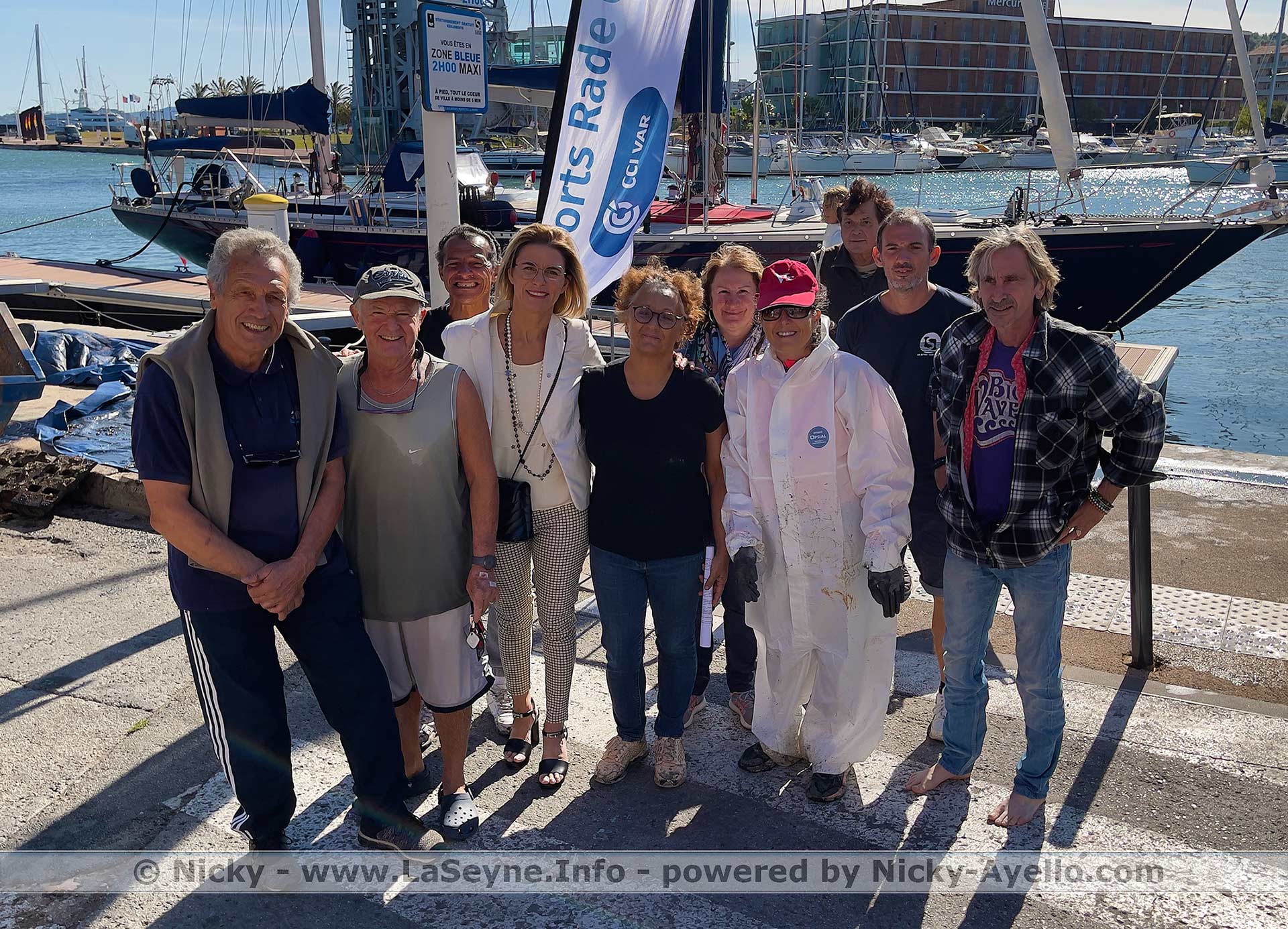 La Ville de La Seyne sur Mer, la Brigades d'Intérêt Général et la CCI du Var se mobilisent pour un Port plus propre - La Ville de La Seyne sur Mer, la Brigades d'Intérêt Général et la CCI du Var se mobilisent pour un Port plus propre -