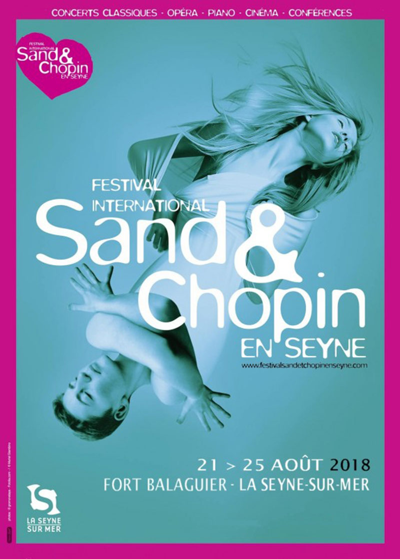 Le 4ème Festival international Sand-Chopin, du 21 au 25 Août 2018 au Fort Balaguier à La Seyne sur Mer - Le 4ème Festival international Sand-Chopin, du 21 au 25 Août 2018 au Fort Balaguier à La Seyne sur Mer -