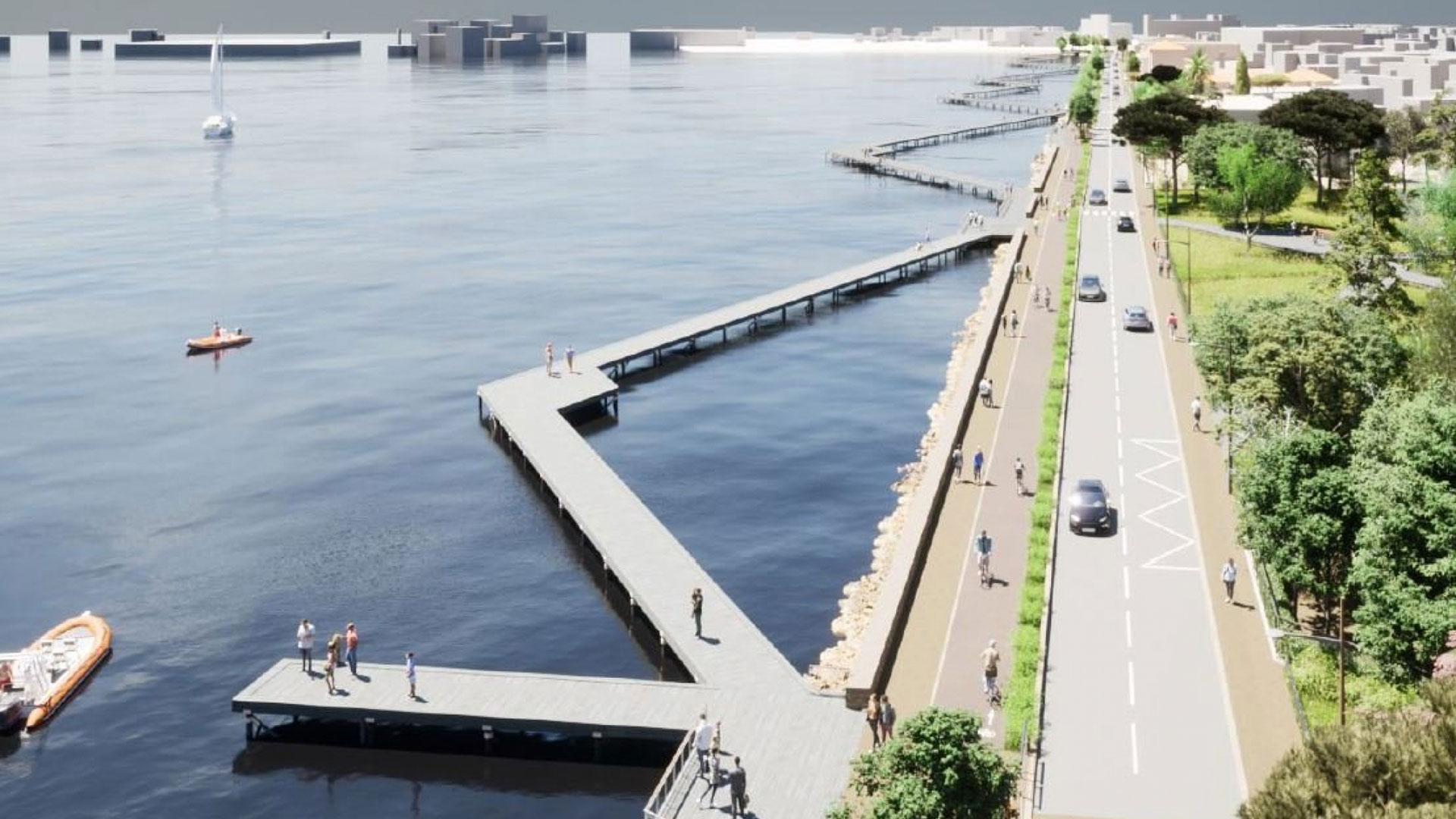 La Seyne: La future Corniche de Tamaris La Seyne: La future Corniche de Tamaris