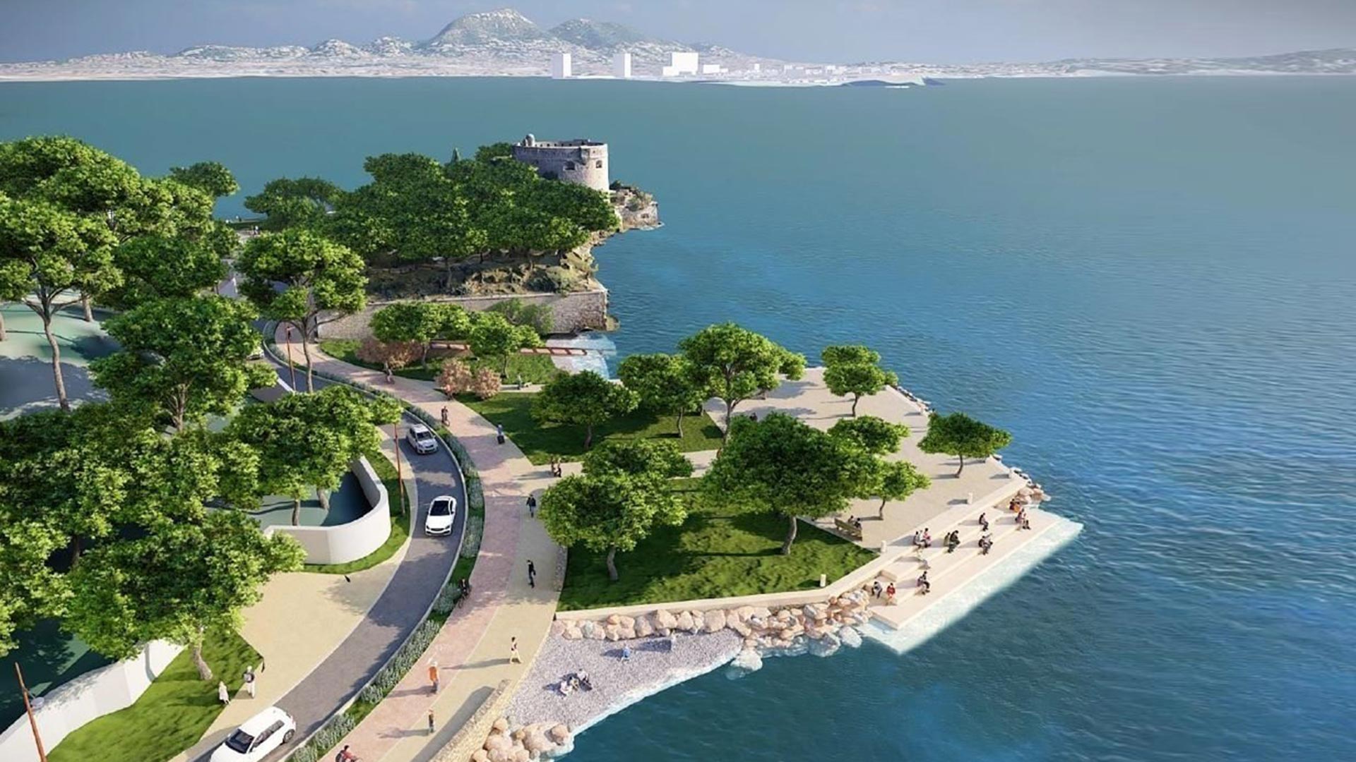 La Seyne: La future Corniche de Tamaris La Seyne: La future Corniche de Tamaris