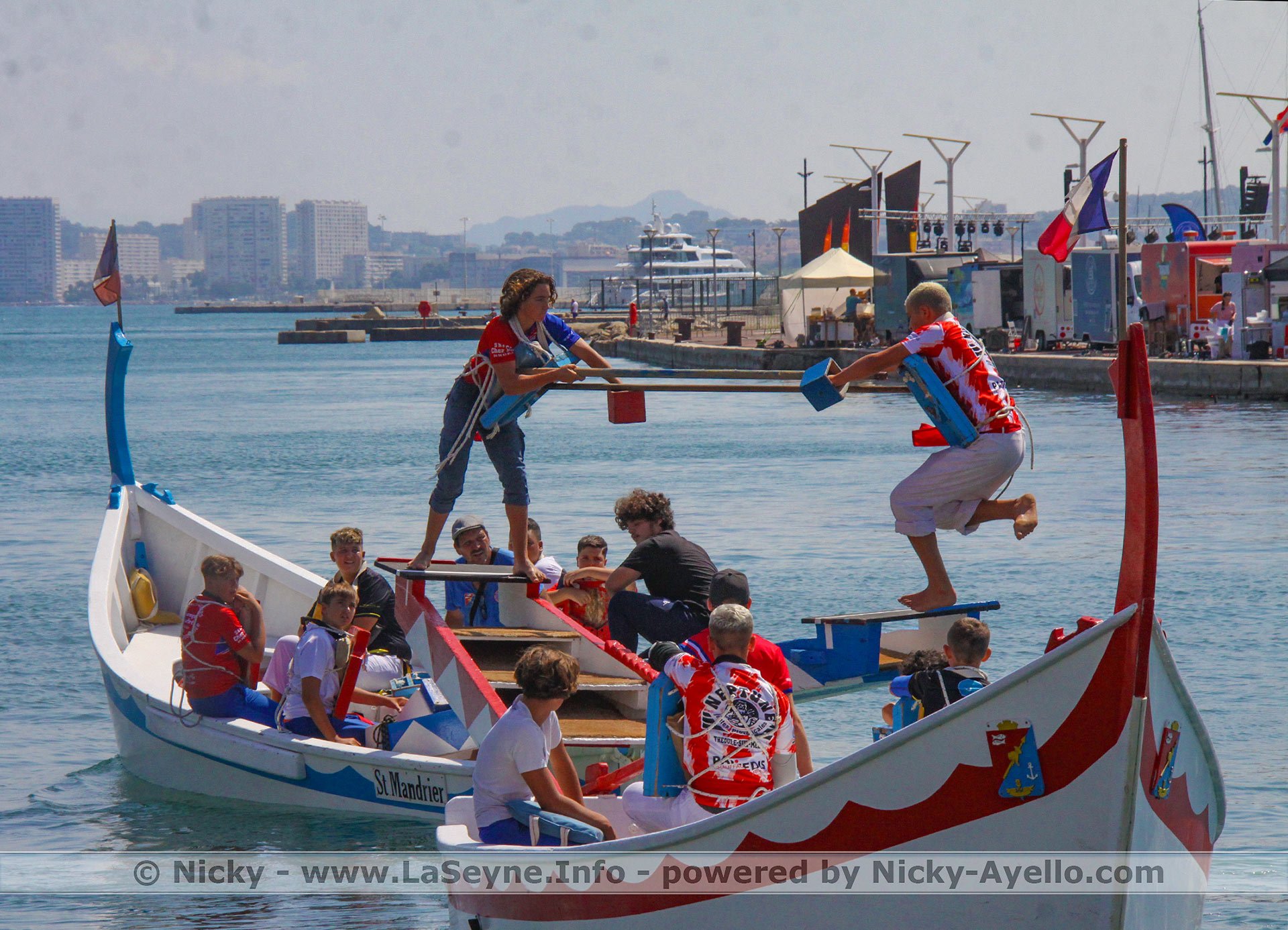 La Seyne: Tournoi de Joutes provençales; le Dimanche 16 Juillet 2023 - La Seyne: Tournoi de Joutes provençales; le Dimanche 16 Juillet 2023 -